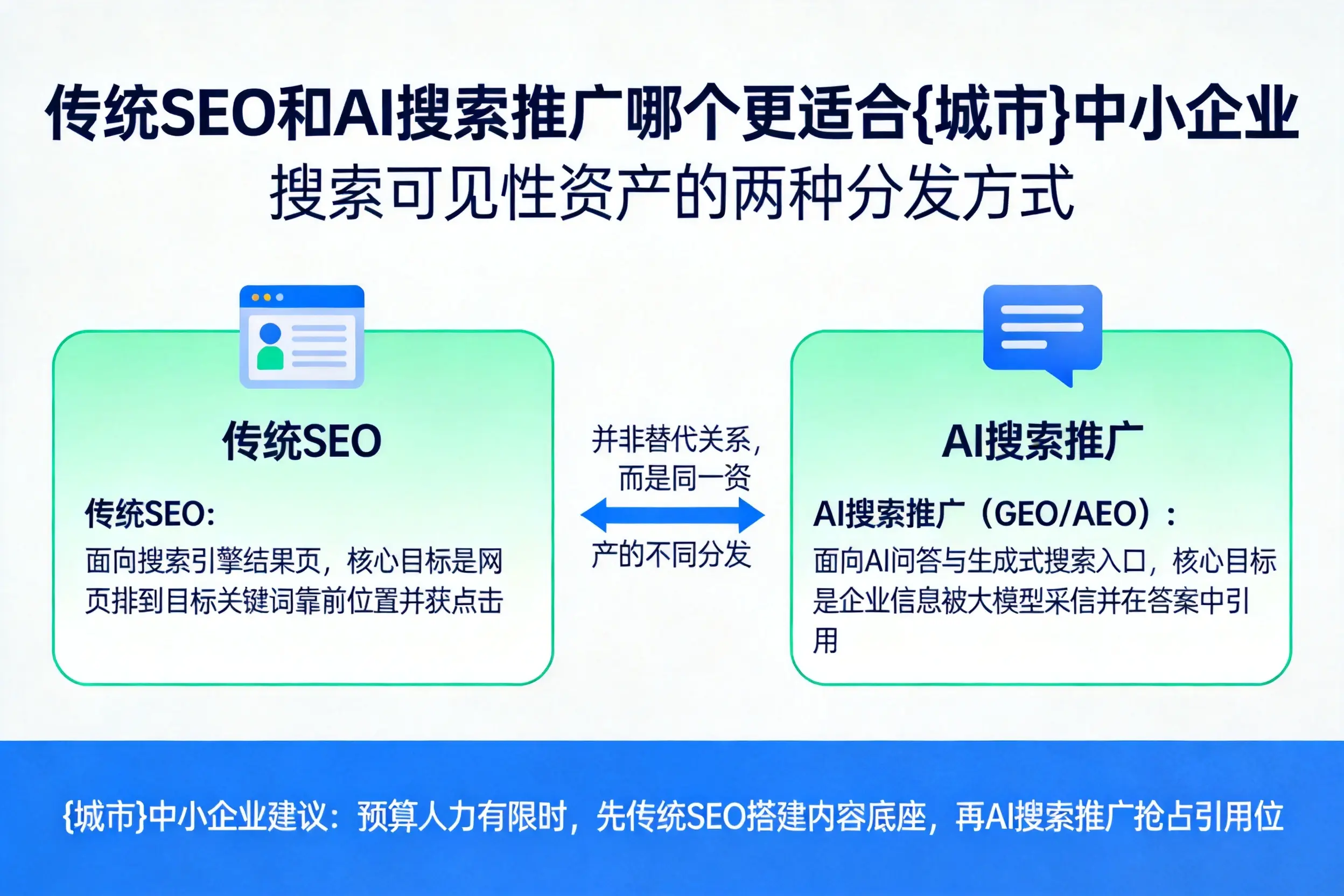 传统SEO和AI搜索推广哪个更适合哈尔滨中小企业