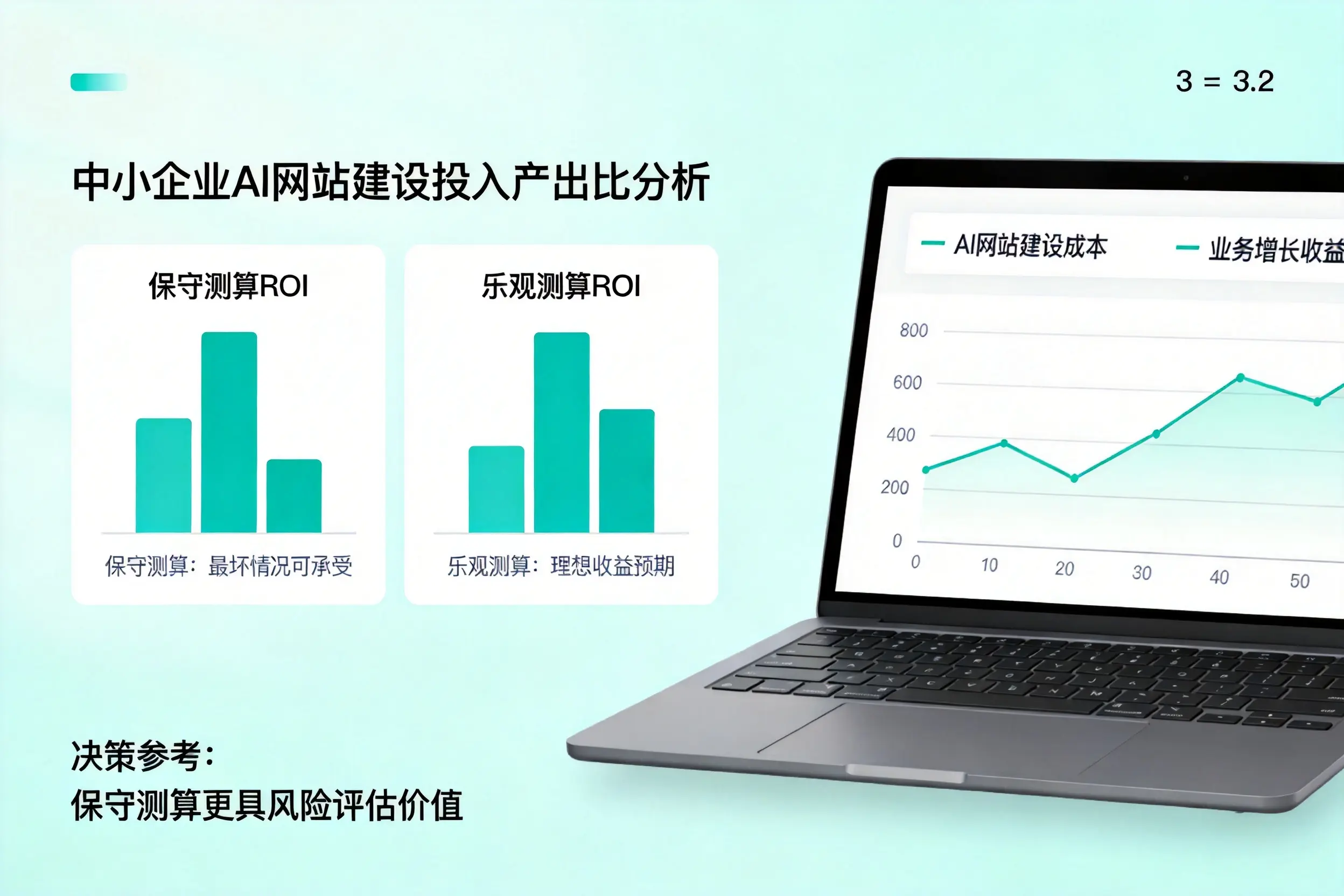 哈尔滨中小企业AI网站建设投入产出比怎么算？先看这份分析