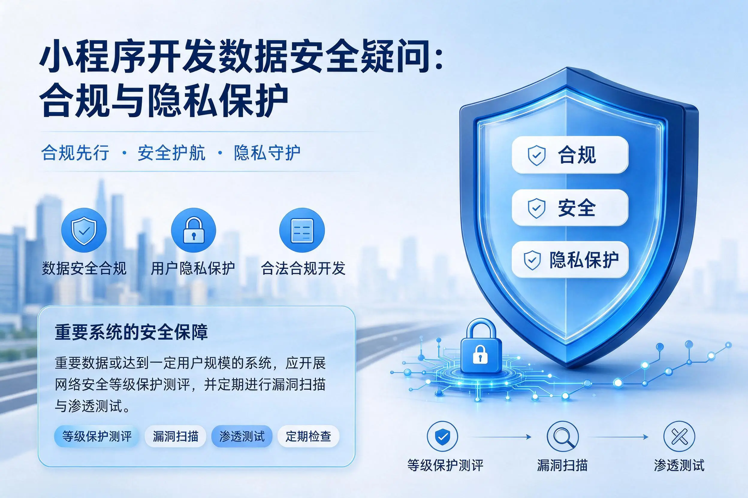 哈尔滨小程序开发数据安全疑问：合规与隐私保护